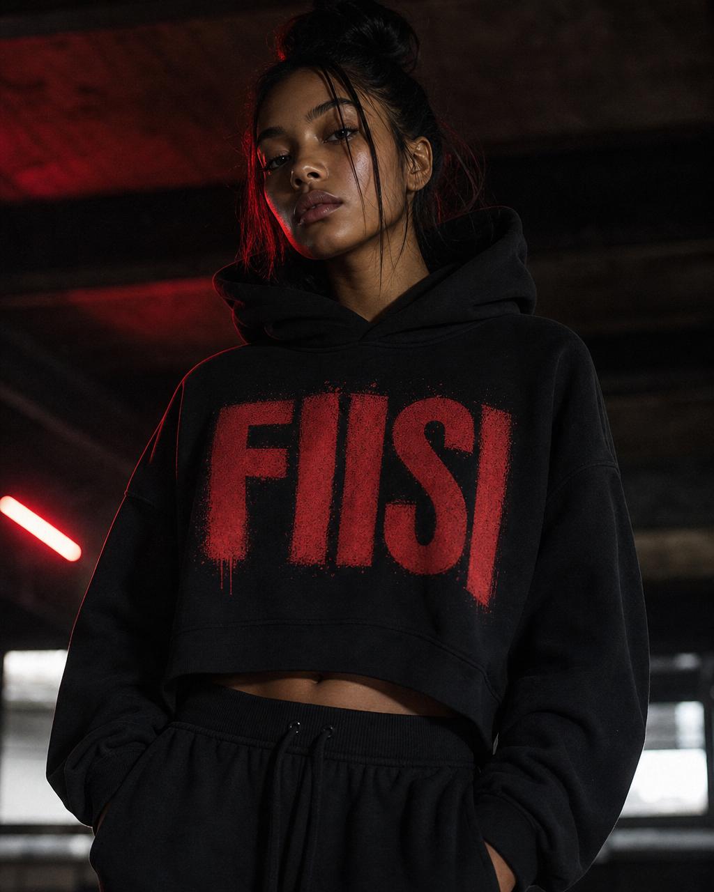 FIISI Femme Crop Hoodie